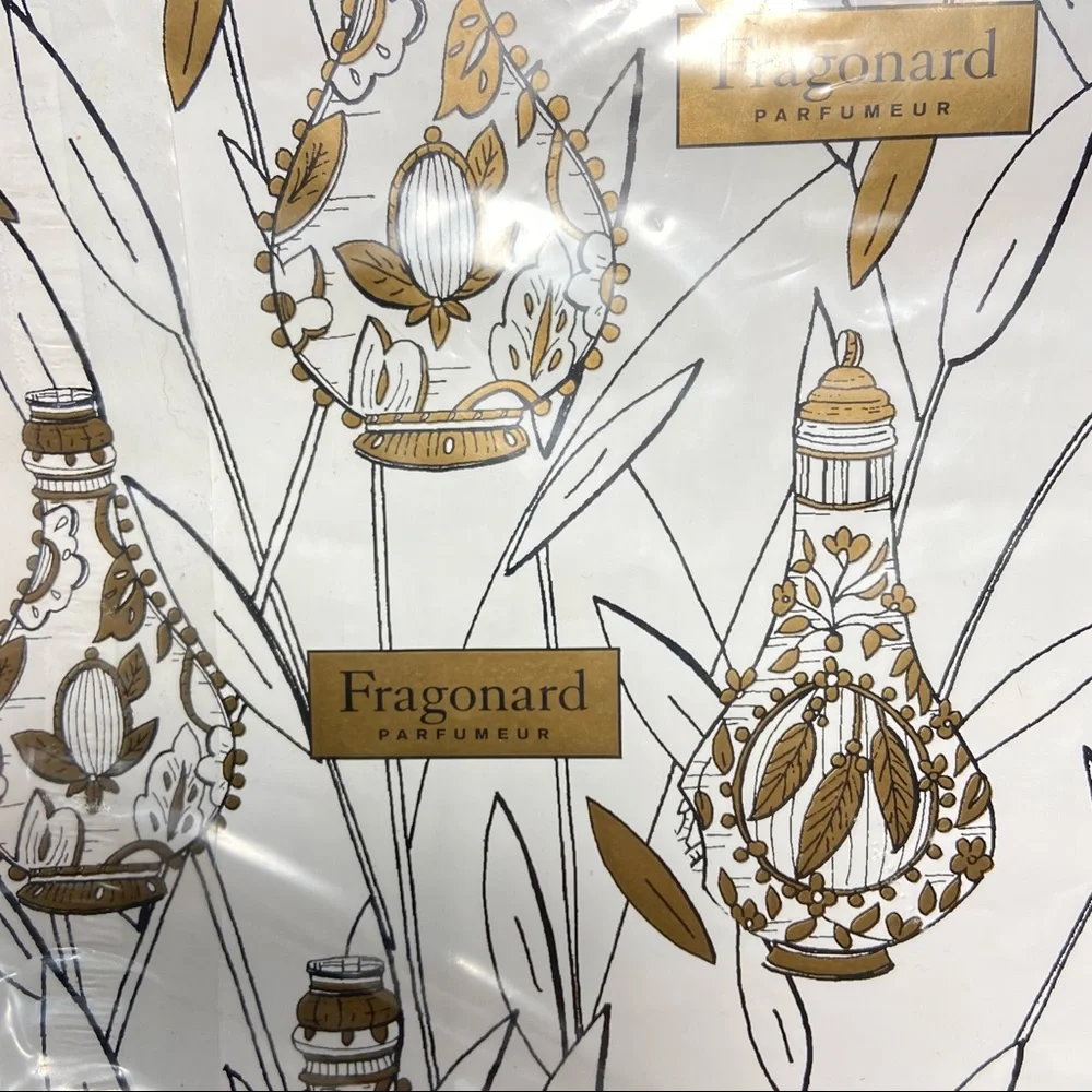 Vintage Fragonard Parfumeur Wrapping Paper And Stickers New In Packaging